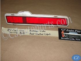 OEM 1980 1981 1982 1983 1984 1985 1986 1987 1988 1989 Cadillac Fleetwood Deville 1987 1988 1989 Brougham RWD RIGHT PASS SIDE REAR BACK BUMPER END MARKER PARK LIGHT #5973560